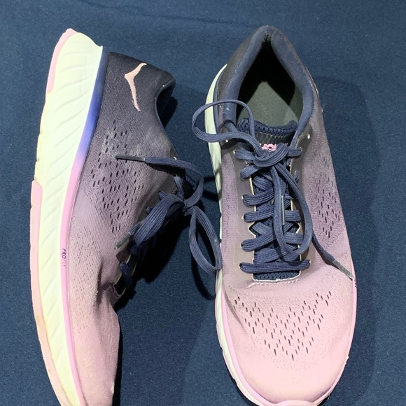 Hoka One One Womens Cavu 2 Purple Running Shoes Sneakers Size 8 - Picture 7 of 12